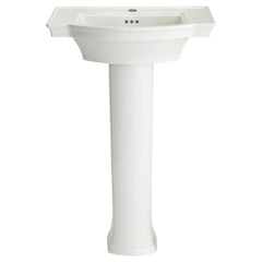 [0900100.020] Estate® Center Hole Only Pedestal Sink Top and Leg Combination - White