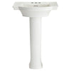 [0900400.020] Estate® 4-Inch Centerset Pedestal Sink Top and Leg Combination - White