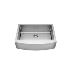 Pekoe® 30 x 22-Inch Stainless Steel Single-Bowl Farmhouse Kitchen Sink // STAINLESS STL // 29364_18SB9302200A075_CDNwebp.webp
