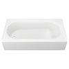 [2392202.011] Princeton® Americast® 60 x 30-Inch Integral Apron Bathtub Above Floor Rough with Left-Hand Outlet - Arctic