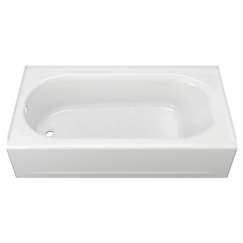 Baignoire Princeton® Americast® 60 x 34 po avec tablier intégré, plomberie hors-sol, renvoi à gauche avec bordure de luxe