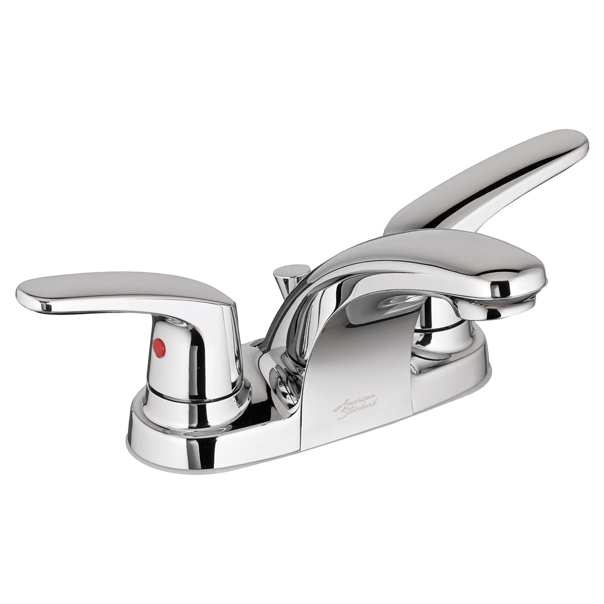 Colony® PRO - Robinet de salle de bain à 2 poignées, 4 pouces centre à centre, 1,2 gpm/ 4,5L/min, sans drain, avec poignées à levier // CHROME POLI // 31185_7075200002_7075200F10002_7075200NJ002_7075202002_7075205002_01_0_CDNwebp_acc0d7f8-736e-4b24-9bbf-583b83fd5cf8.webp