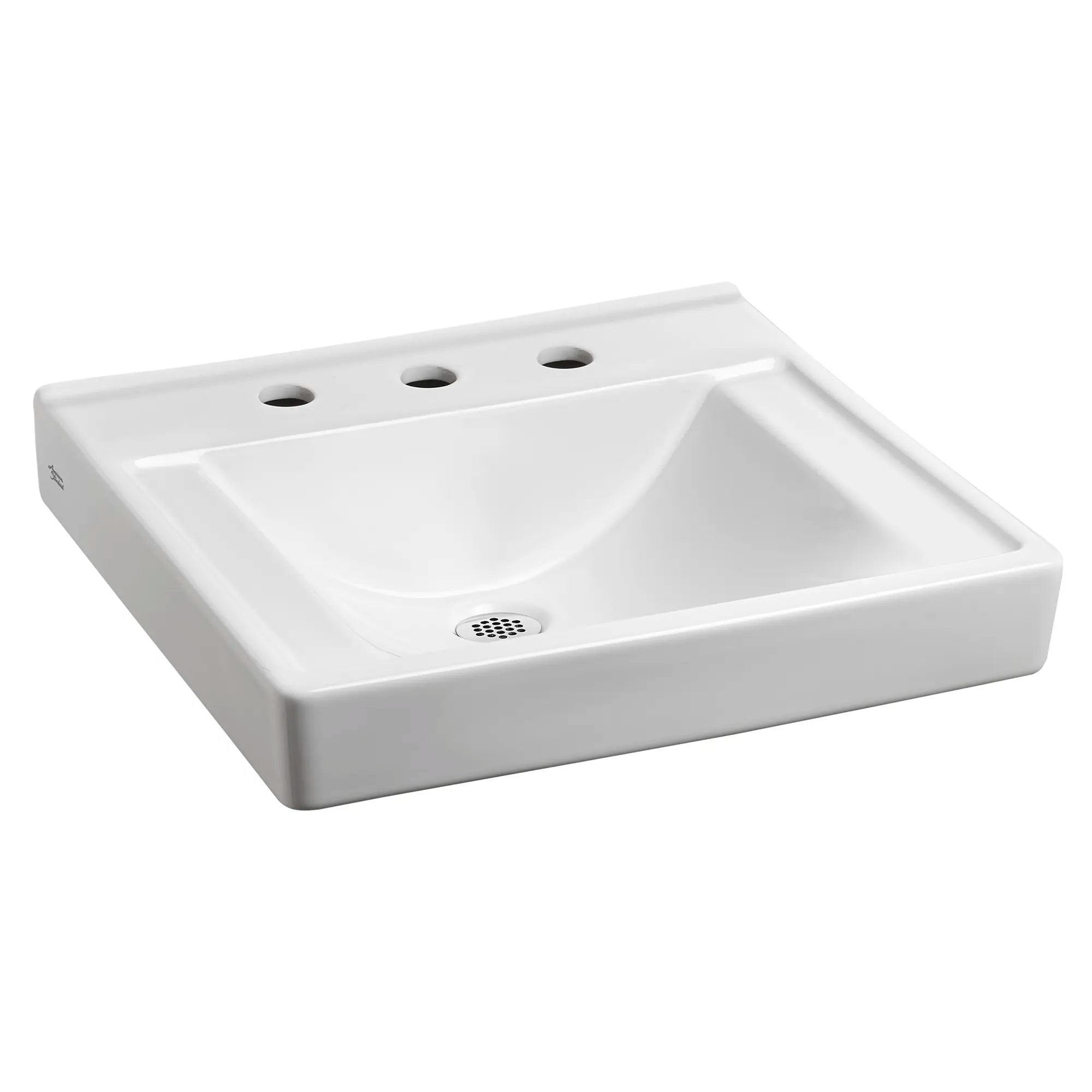 Lavabo mural Decorum® avec EverClean®, sans trop-plein - trous de robinet sur centre de 8 po // BLANC // 32566_9024908EC020_0_CDNwebp.webp