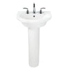 [0403800.020] Tropic® Petite 8-Inch Widespread Pedestal Sink Top and Leg Combination - White
