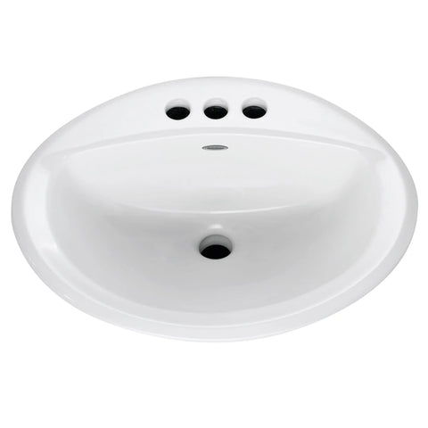 Aqualyn® - lavabo à encastrer centres de 4 po, sans trop-plein