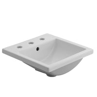 [0642008.020] Studio Carre® Drop-In Sink With 8-Inch Widespread - White