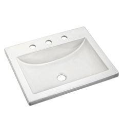 [0643008.020] Studio® Drop-In Sink With 8-Inch Widespread - White