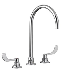 Monterrey® 8-Inch Widespread 8-inch Reach Gooseneck Faucet With Wrist Blade Handles 1.5 gpm/5.7 Lpm Laminar Flow in Spout Base // CHROME // 35217_P_6540188002_CDNwebp.webp