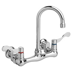 Heritage® Wall Mount Faucet With Gooseneck Spout, Wrist Blade Handles and Offset Shanks // CHROME // 35270_P_7293172H002_CDNwebp.webp