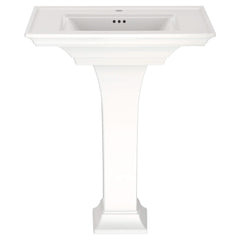 [0297100.020] Town Square® S Center Hole Only Pedestal Sink Top and Leg Combination - White