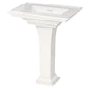 [0297100.020] Town Square® S Center Hole Only Pedestal Sink Top and Leg Combination - White
