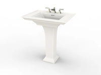 [0297800.020] Town Square® S 8-Inch Widespread Pedestal Sink Top and Leg Combination - White