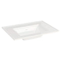 [0298001.020] Town Square® S Console Vanity Sink Top Center Hole Only - White
