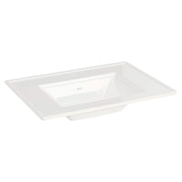 [0298001.020] Town Square® S Console Vanity Sink Top Center Hole Only - White