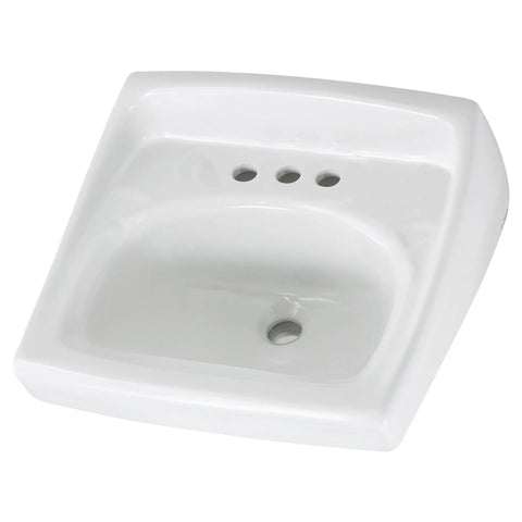 Lavabo murale Lucerne - trous de robinet sur centres de 8 po (203 mm)