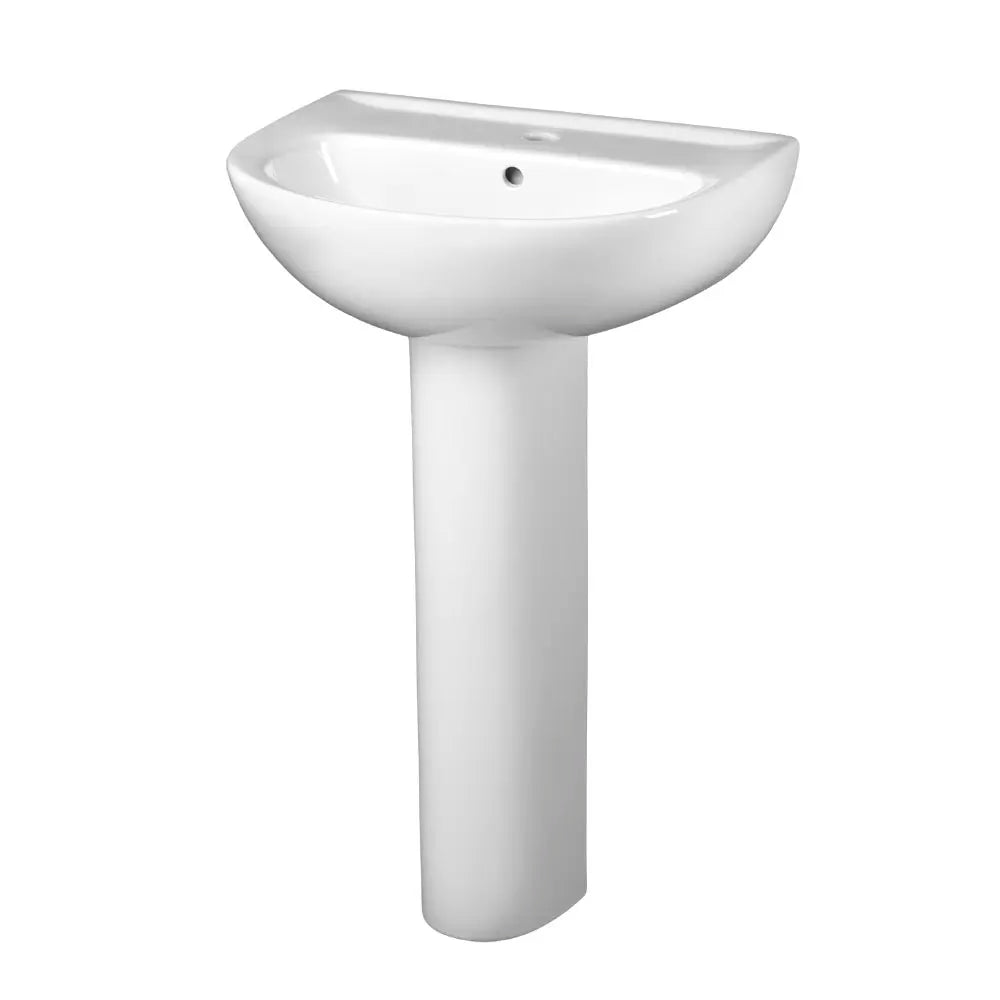 Combinaison de lavabo et colonne Evolution®, 24 po - trou central seulement // BLANC // 45676_0468100020__1__0_CDNwebp.webp