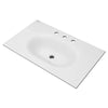 [1298008.020] Studio® S 33-Inch Vitreous China Vanity Sink Top 8-Inch Centers - White