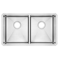 Pekoe® 29 x 18-Inch Stainless Steel Undermount Double Bowl Kitchen Sink // STAINLESS STL // 47836_18DB9291800075_CDNwebp.webp