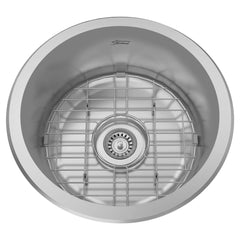 Portsmouth® 16 x 16-Inch Stainless Steel Undermount Round Single-Bowl Kitchen Sink // STAINLESS STL // 48039_18SB7001600S075_CDNwebp.webp