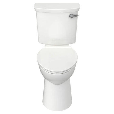 Yorkville® VorMax® -Toilette allongée deux pièces à hauteur de chaise, 1,28 gpc/4,8 lpc, levier de déclenchement à droite, sortie arrière, avec EverClean®