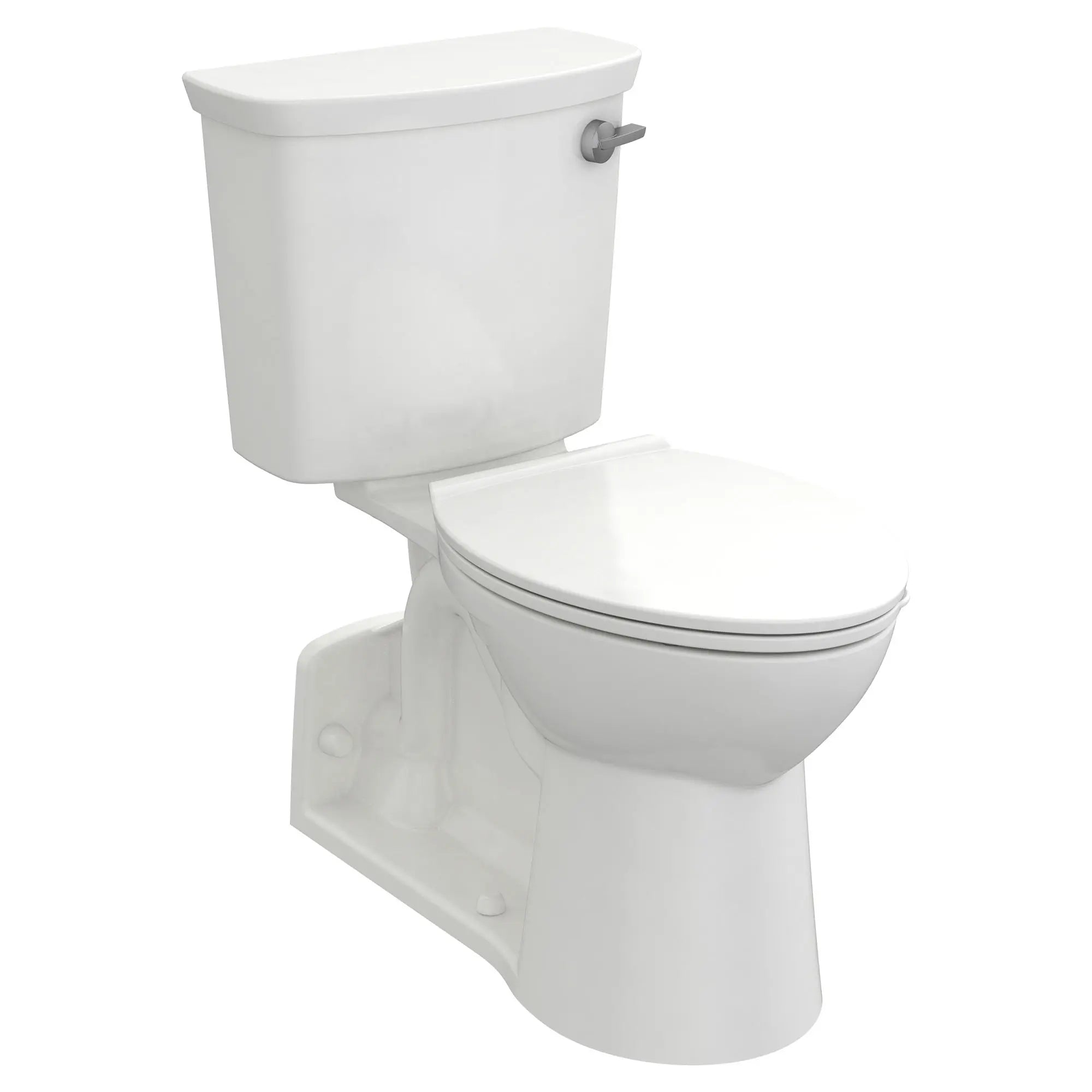 Yorkville® VorMax® -Toilette allongée deux pièces à hauteur de chaise, 1,28 gpc/4,8 lpc, levier de déclenchement à droite, sortie arrière, avec EverClean® // BLANC // 48749_209AA138020_1_0_CDNwebp.webp
