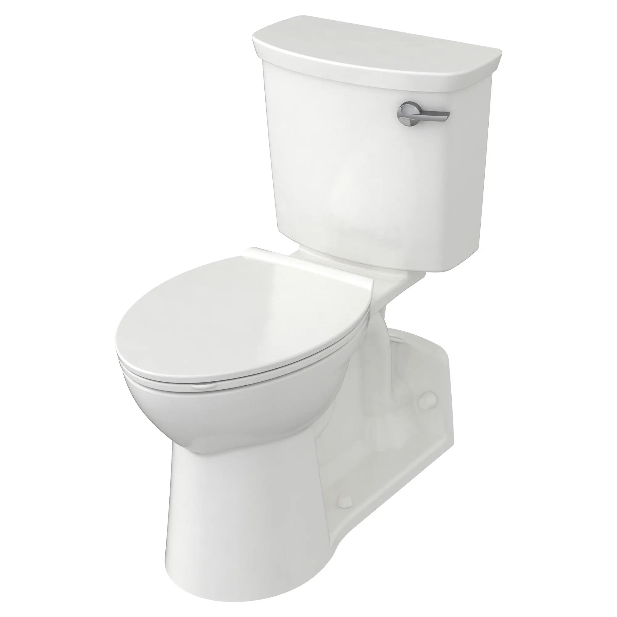 Yorkville® VorMax® -Toilette allongée deux pièces à hauteur de chaise, 1,28 gpc/4,8 lpc, levier de déclenchement à droite, sortie arrière, avec EverClean® // BLANC // 48750_209AA138020_2_0_CDNwebp.webp