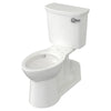 [209AA138.020] Yorkville® VorMax® Two-Piece 1.28 gpf/4.8 Lpf Right-Hand Trip Lever Chair Height Back Outlet Elongated EverClean® Toilet - White
