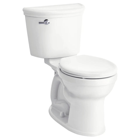 Toilette Retrospect® Champion® PRO, 2 pièces, 1,28 gpc/4,8 lpc, à cuvette au devant rond à hauteur de chaise, sans siège