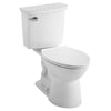 [238AA104.020] VorMax® Two-Piece 1.28 gpf/4.8 Lpf Chair Height Elongated Toilet Less Seat - White
