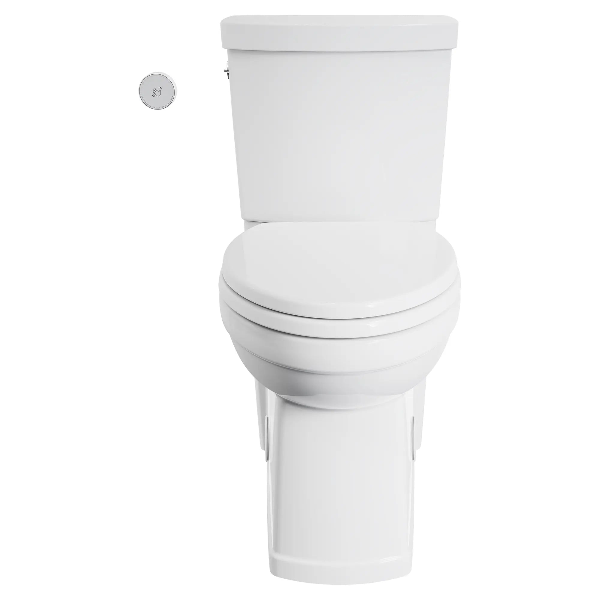 Toilette Estate® à activation sans contact à jupe, 2 pièces, 4,8 Lpc/1,28 gpc, à cuvette allongée à hauteur de chaise avec siège // BLANC // 49752_240AA709020_1_0_CDNwebp.webp