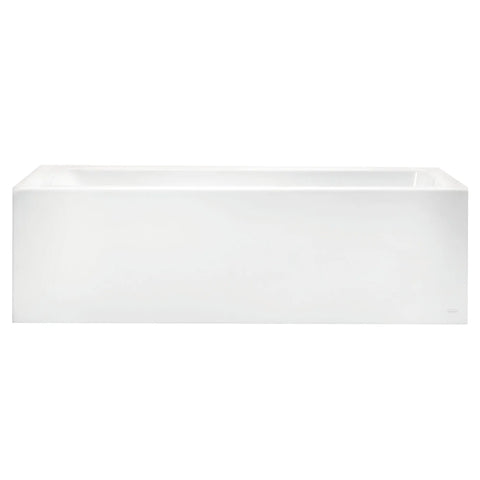 Baignoire Studio® 60 x 30 po avec tablier intégré, plomberie hors-sol et renvoi à droite