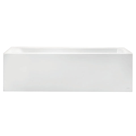 Baignoire Studio® 60 x 30 po avec tablier intégré, plomberie hors-sol et renvoi à droite