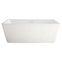 Sedona® Loft 63 x 30-Inch Rectangle Freestanding Bathtub Center Drain With Integrated Overflow // WHITE // 51783_2766034020_1680100002_CDNwebp.webp