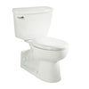 [2878016.020] Yorkville® Two-Piece Pressure Assist 1.6 gpf/6.0 Lpf Chair Height Back Outlet Elongated EverClean® Toilet - White