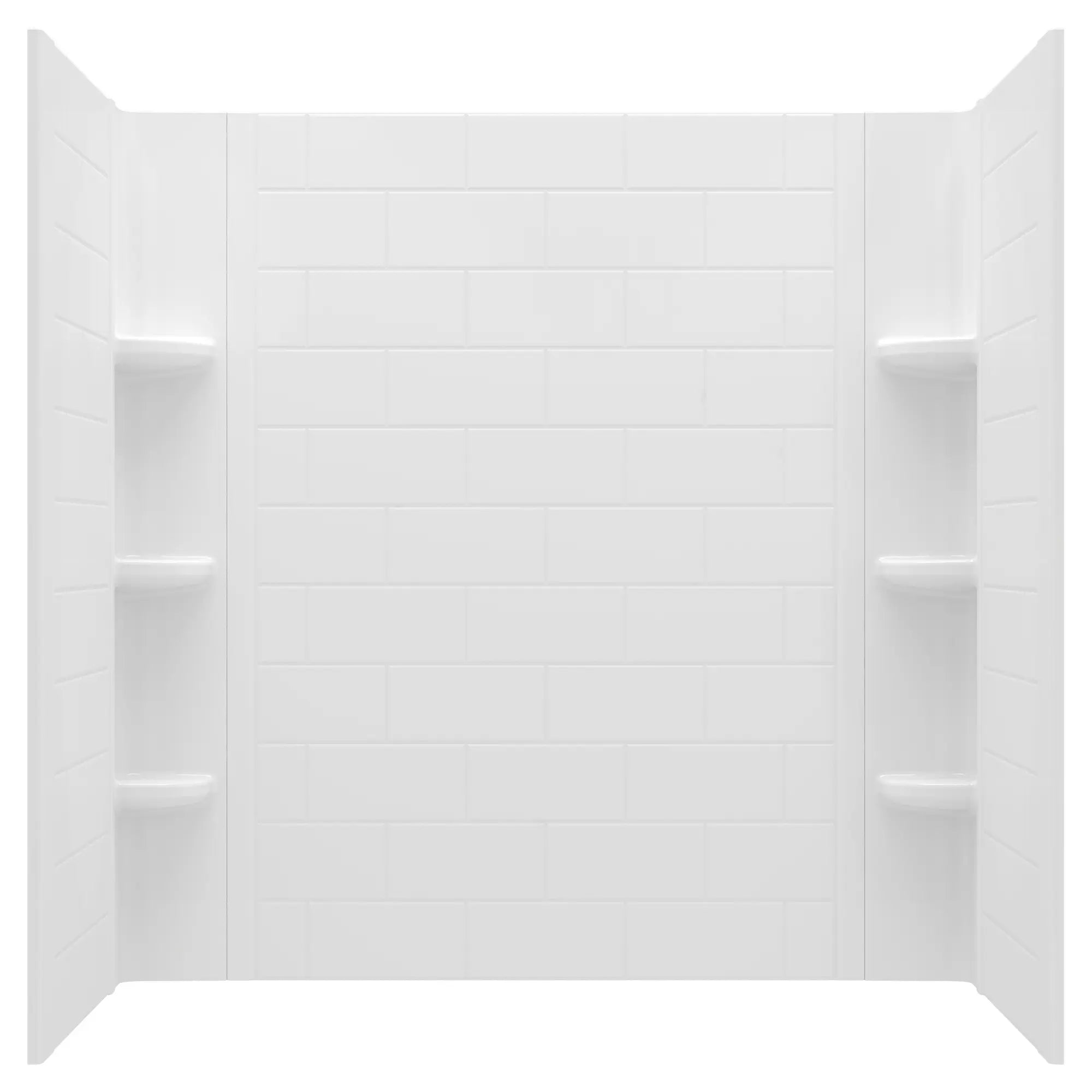 Ensemble de parois de baignoire Princeton® PRO de 1 524 x 762 x 1 524 mm (60 x 30 x 60 po), motif carrelage de métro, fixation directement sur les montants // BLANC // 52853_2961BWT60.011_0_CDNwebp_3c8cfa2f-fd50-47f7-bbd1-bc7f33e2825c.webp