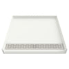 [3838AM-FCOL.218] Townsend 38 x 38-Inch Single Threshold ADA Shower Base With Center Drain - Soft White