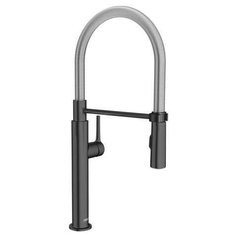 Robinet de cuisine rétractable Studio® S Semi-Pro avec bec à ressort hélicoïdal et jet double