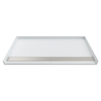 [6438AM-FCOL.218] Townsend 64 x 38-Inch Single Threshold ADA Shower Base With Linear Drain - Soft White