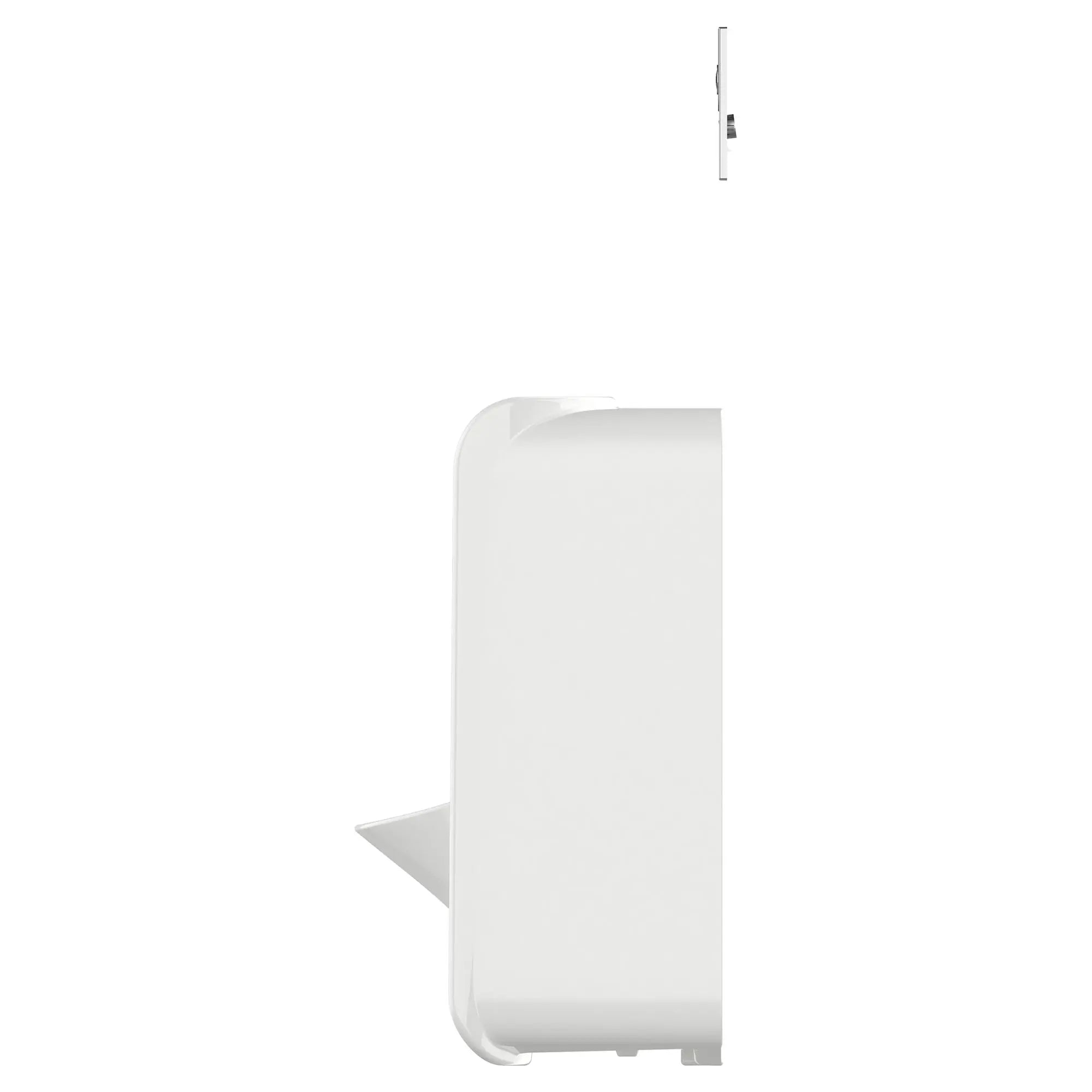 Urinoir Greenbrook® 0,47 à 1,9 Lpc (0,125 gpc à 0,50 gpc), à collet arrière avec EverClean® // BLANC // 57686_6517001EC.020_with_Flush_Valve_Right_0_CDNwebp.webp