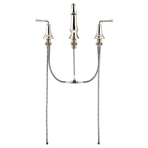 Delancey® - Robinet de salle de bain à 2 poignées espacées de 8 po 1,2 gpm/4,5 L/min avec poignées à levier