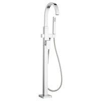 Times Square Contemporary Square Freestanding Tub Faucet with Personal Shower for Flash Rough-in Valve with Lever Handle // CHROME // 59267_7184951002_CDNwebp.webp
