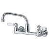[7298252.002] Heritage® 2-Handle Wall Mount Kitchen Faucet 2.2 gpm/8.3 L/min - Polished Chrome