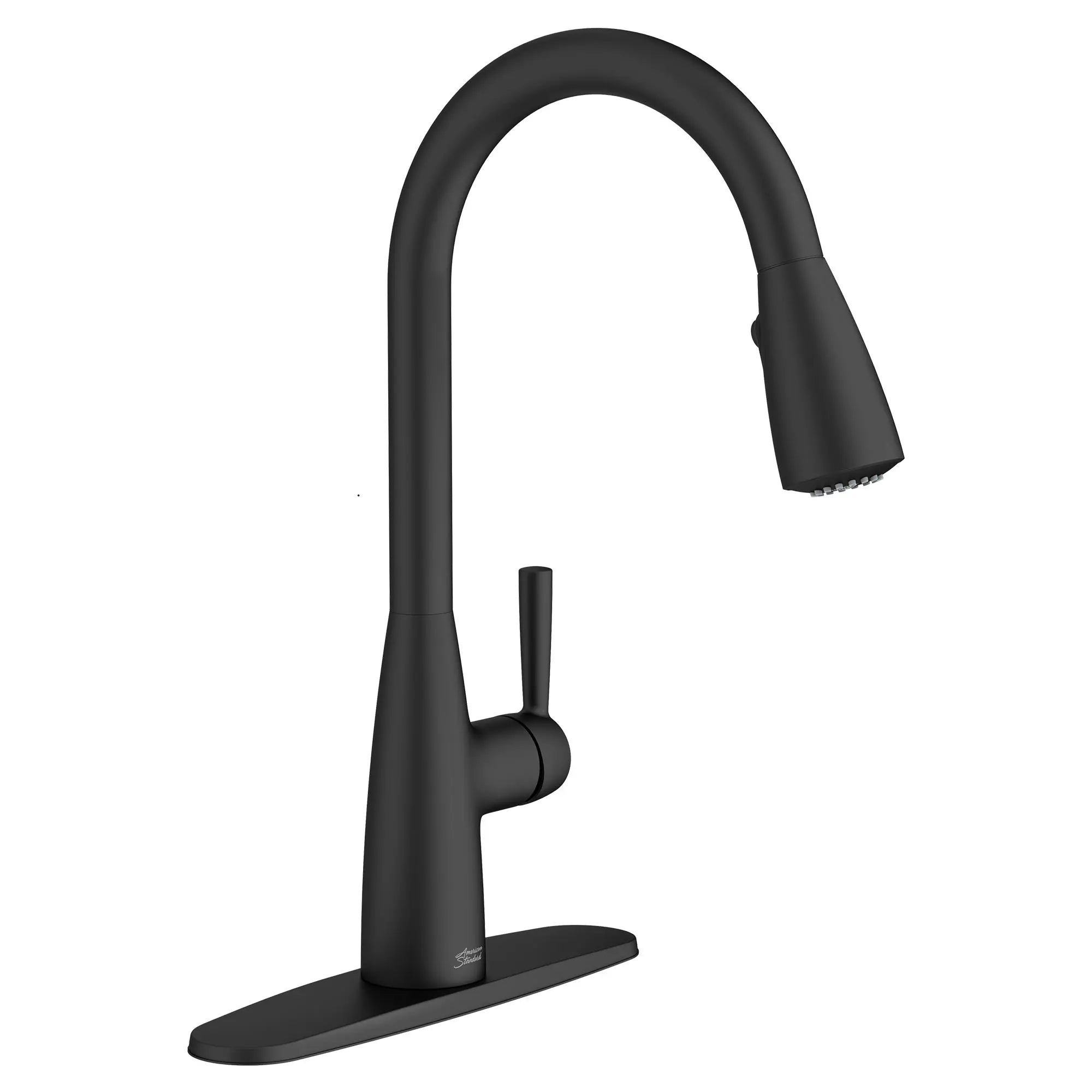 Robinet de cuisine Fairbury monocommande à douchette double, 1,8 gpm/6,8 L/min, avec poignée à levier // NOIR MAT // 60440_7418300243_1_0_CDNwebp.webp