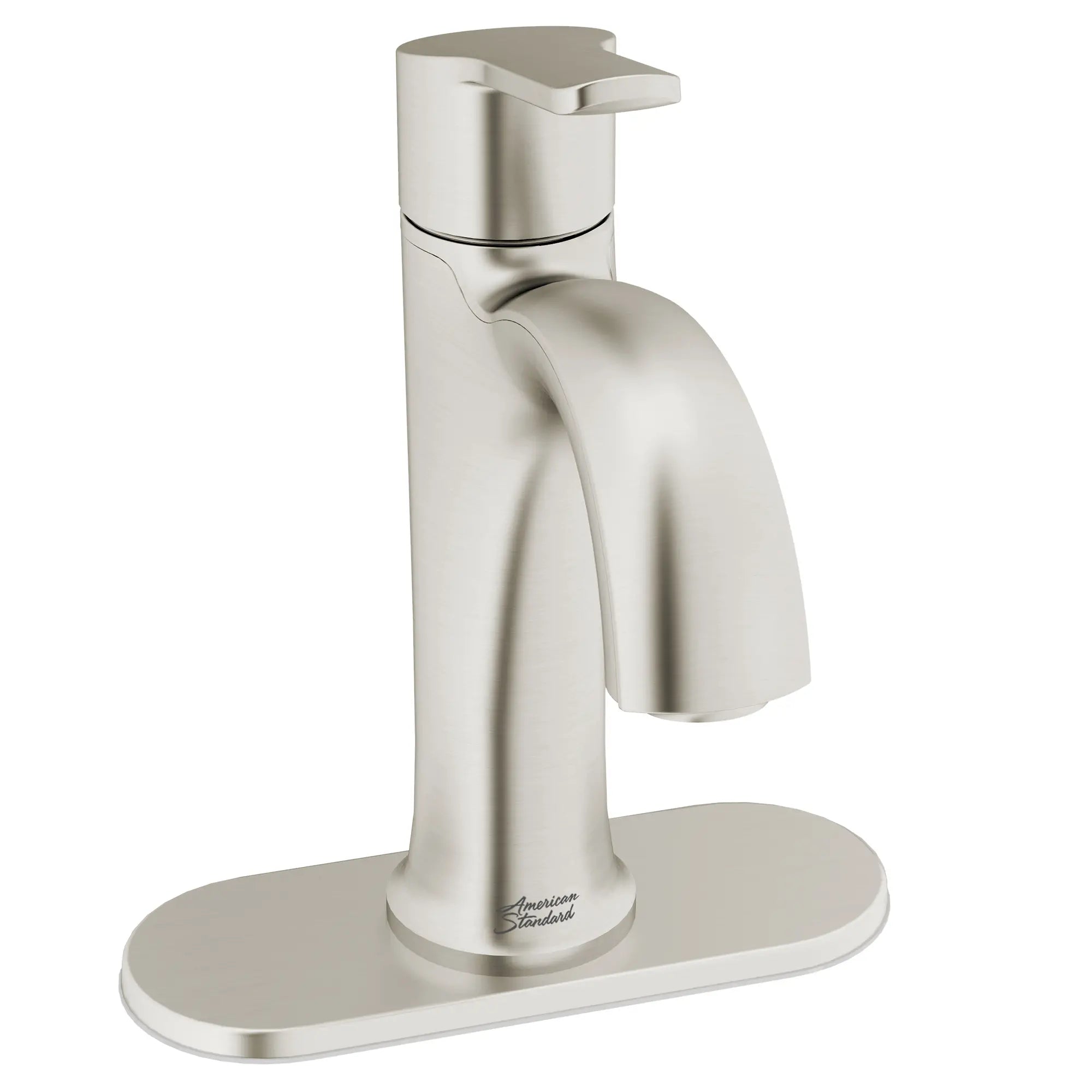 Robinet de salle de bain monotrou Corsham 1,2 gpm/4,5 L/min avec poignée à levier // NICKEL BROSSÉ // 61105_7428101.295_1_0_CDNwebp.webp