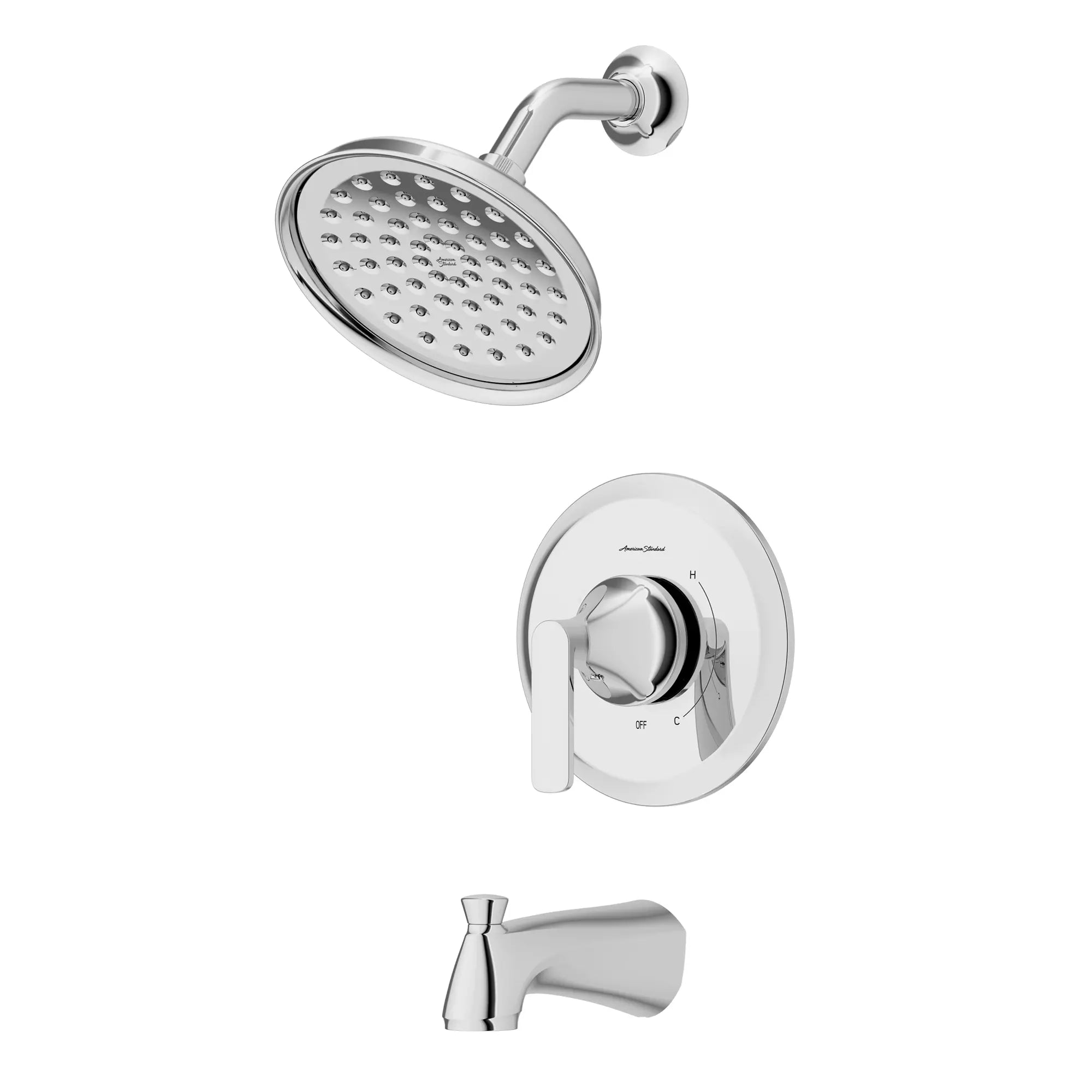 Kit de garniture bain et douche Corsham 1,8 gpm/6,8 L/min avec pomme de douche à économie d’eau, double cartouche céramique à pression équilibrée et poignée à levier // CHROME POLI // 61136_7428508.002_2_0_CDNwebp_d244ff2e-2bac-4090-b9eb-1562cd2548e1.webp