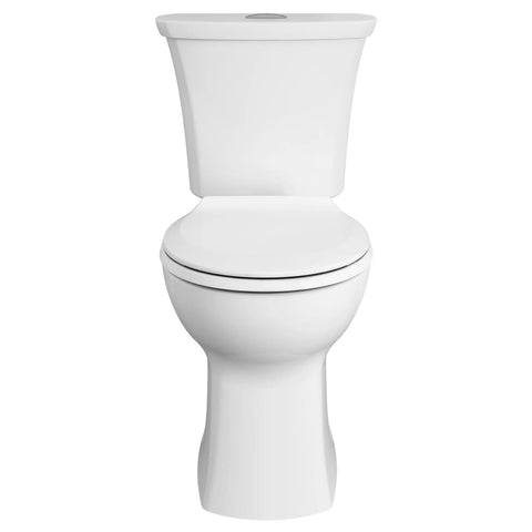 Toilette Edgemere complète allongée à hauteur de siège avec siège, deux pièces, à double chasse, 1,28 gpc/4,8 Lpc et 1,0 gpc/3,8 Lpc