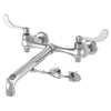 [8345115.002] Bottom Brace Wall-Mount Service Sink Faucet With 12-Inch Spout and Offset Shanks - Polished Chrome