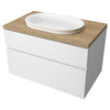 [7813001.478] Studio® S Above Counter Sink Top with Center Hole Only - Ash