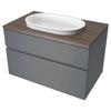 [7813001.479] Studio® S Above Counter Sink Top with Center Hole Only - Ash