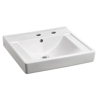 Decorum® Wall-Hung EverClean® Sink With Center Hole Only and Extra Right-Hand Hole // WHITE // 63819_9024011EC020_CDNwebp.webp